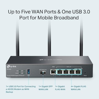 Foto 4 | Foto 4 | Enrutador Vpn Inalámbrico Tp-link Er706w Omada Ax3000 Wi-fi 6 - Venta Internacional.
