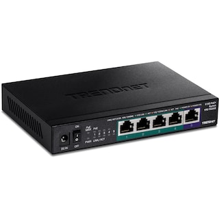 Foto 1 | Foto 1 | Conmutador Trendnet Tpe-tg350 Poe+ No Gestionado de 5 Puertos 2,5 g Negro - Venta Internacional