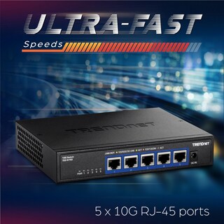 Foto 4 | Foto 4 | Conmutador Trendnet Teg-s750 de 5 Puertos 10g Rj-45 100 Gbps Negro - Venta Internacional