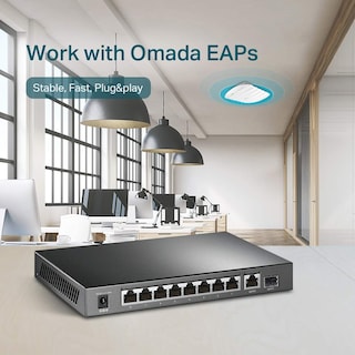 Foto 2 | Foto 2 | Conmutador Tp-link de 8 Puertos Gigabit Poe+ de 63 W - Venta Internacional