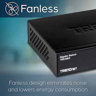 Foto 2 | Foto 2 | Conmutador De Escritorio Trendnet Teg-s83 De 8 Puertos Gigabit Rj-45 Negro - Venta Internacional.