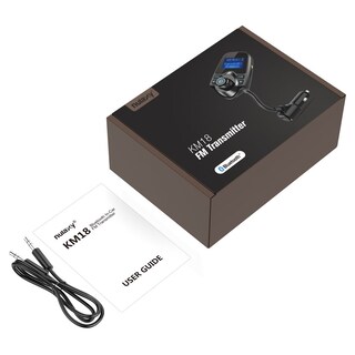 Foto 7 | Foto 7 | Transmisor Fm Bluetooth Para Coche Nulaxy Km18 Marrón Con 1 44 Pulgadas - Venta Internacional.