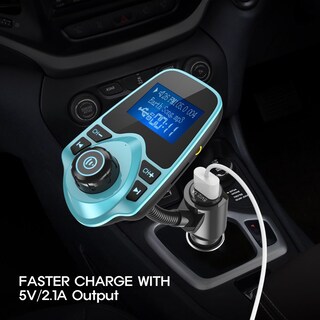 Foto 6 | Foto 6 | Transmisor Fm Bluetooth Para Coche Nulaxy Km18 Con Pantalla De 1 44 Pulgadas - Venta Internacional.