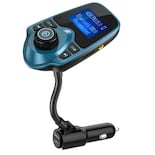 Transmisor Fm Bluetooth Para Coche Nulaxy Km18 Peacock Blue - Venta Internacional.