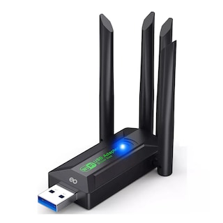 Foto 1 | Foto 1 | Adaptador De Antena Wifi Inalámbrico Usb3.0 1300mbps Eo Safe Imports Esi-20106 Negro