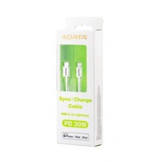 Foto 3 | Foto 3 | Cable Adata 1 M Usb C Lightning Blanco Amficpl-1m-cwh