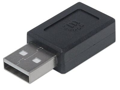 Foto 1 | Foto 1 | Adaptador USB 2.0 de Tipo C a Tipo A Manhattan 354653 Negro