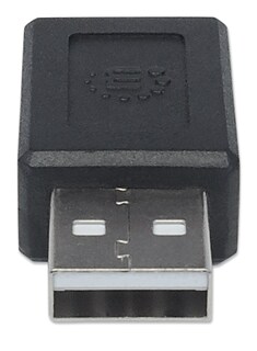 Foto 3 | Foto 3 | Adaptador USB 2.0 de Tipo C a Tipo A Manhattan 354653 Negro