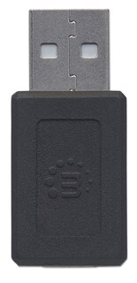 Foto 7 | Foto 7 | Adaptador USB 2.0 de Tipo C a Tipo A Manhattan 354653 Negro
