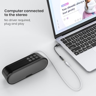 Foto 5 | Foto 5 | Adaptador Usb A Conector De Audio Moswag De 20 Cm Con Estéreo Auxiliar De 3,5 Mm - Venta Internacional.