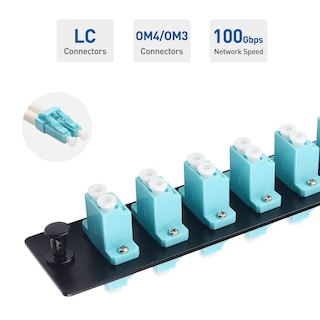 Foto 3 | Foto 3 | Cable De Panel De Conexión De Fibra Óptica Matters 12 Fibras Om4/om3 Con Adaptadores - Venta Internacional.