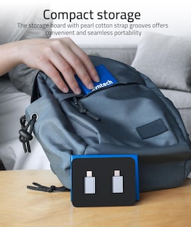 Foto 6 | Foto 6 | Adaptador Usb C Macho A Usb3 Hembra Syntech Para Iphone Color Azul - Venta Internacional.