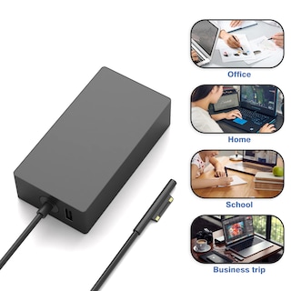Foto 5 | Foto 5 | Cargador Ybruzrub 65w De Repuesto Para Microsoft Surface - Venta Internacional.