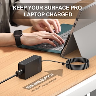 Foto 2 | Foto 2 | Cargador De 65 W Para Microsoft Surface Pro 9, 8, 7+, 7, 6, 5, 4, - Venta Internacional.
