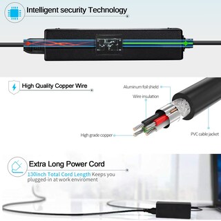 Foto 6 | Foto 6 | Cargador De Portátil Hp De 65 W Para Pavilion X360 14 15 17, Envy 13 15 - Venta Internacional.