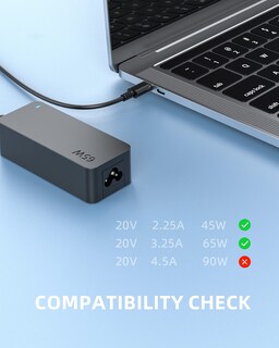 Foto 4 | Foto 4 | Cargador De Portátil Dexpt Para Lenovo Thinkpad Yoga 65w 45w Usb C - Venta Internacional.