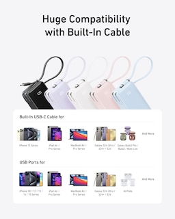 Foto 6 | Foto 6 | Cargador Power Bank Anker 3 en 1 De 10.000 Mah con Cable Usb-c de 30 W - Venta Internacional
