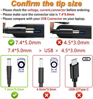 Foto 2 | Foto 2 | Adaptador Ac Dell De 180 W De Repuesto Para Precision M2800-m6800 - Venta Internacional.