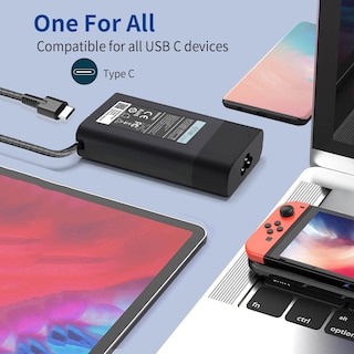 Foto 5 | Foto 5 | Cargador De Ordenador Portátil Dmkaollk 65w Usb C Para Hp Envy X360, Spectre X360 - Venta Internacional.