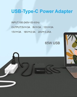 Foto 2 | Foto 2 | Cargador Portátil Yllkjjt Usb Tipo C 65w 60w Para Dell Latitude - Venta Internacional.