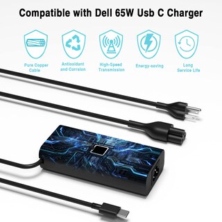 Foto 5 | Foto 5 | Cargador Ybruzrub 65w 45w Usb C Para Dell Latitude 5520 5420 - Venta Internacional.