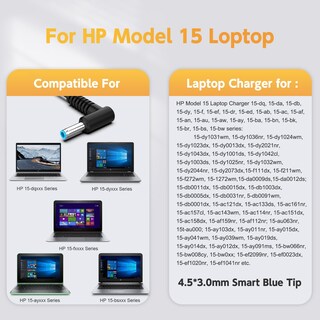 Foto 3 | Foto 3 | Cable De Alimentación Charger Rolada De 45 W Para Portátil Hp Modelo 15 - Venta Internacional.