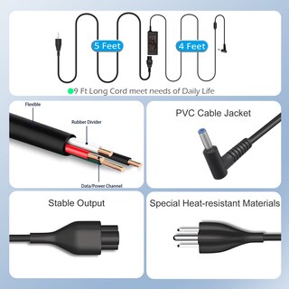 Foto 6 | Foto 6 | Cargador Portátil, Adaptador De Corriente Alterna, Fuente De Alimentación De 45 W Y 65 W Para Hp - Venta Internacional.