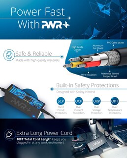 Foto 2 | Foto 2 | Cargador De Coche Usb-c Pwr+ 90 W 65 W 45 W 30 W Para Dell Latitude - Venta Internacional.