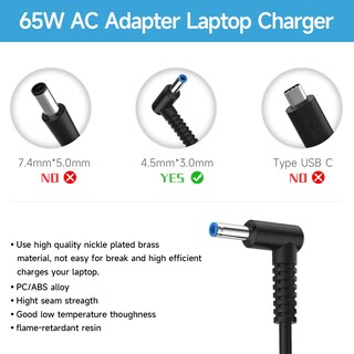 Foto 2 | Foto 2 | Cargador Portátil Con Adaptador Ac De 65 W Para Hp Elitebook 840 830 850 - Venta Internacional.