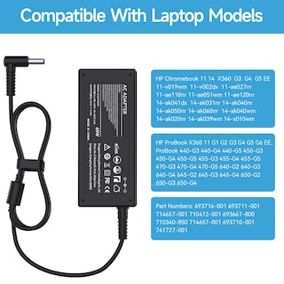 Foto 7 | Foto 7 | Cargador Portátil Con Adaptador Ac De 65 W Para Hp Elitebook 840 830 850 - Venta Internacional.