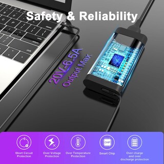 Foto 3 | Foto 3 | Adaptador Ac Y Cargador Usb C De 130 W Para El Portátil Dell Xps 15 17 - Venta Internacional.