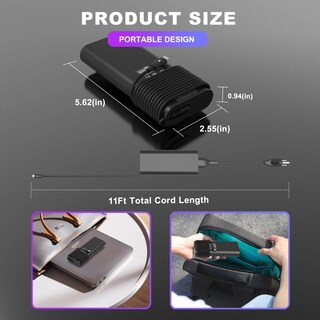 Foto 4 | Foto 4 | Adaptador Ac Y Cargador Usb C De 130 W Para El Portátil Dell Xps 15 17 - Venta Internacional.