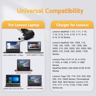 Foto 3 | Foto 3 | Cargador Portátil Rolada 65w Para Lenovo Ideapad 1 3 5, Flex 4 5 6 - Venta Internacional.