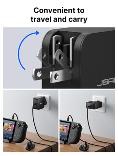 Foto 6 | Foto 6 | Cable Charger Jsaux Usb-c Pd 3.0 De 65 W, 10 Pies, Para Computadora Portátil Y Teléfono - Venta Internacional.