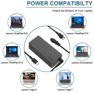 Foto 4 | Foto 4 | Cargador Usb C De 65 W Y 45 W Para Portátil Lenovo Thinkpad Yoga Chrome - Venta Internacional.