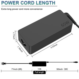 Foto 6 | Foto 6 | Cargador Usb C De 65 W Y 45 W Para Portátil Lenovo Thinkpad Yoga Chrome - Venta Internacional.
