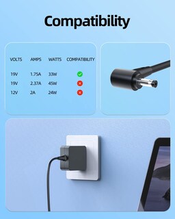 Foto 4 | Foto 4 | Adaptador De Cargador Homologado Por Ul De 33 W, 19 V, 1,75 A Para Asus Chromebook - Venta Internacional.