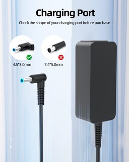 Foto 3 | Foto 3 | Cargador Homologado Por Ul De 45 W, 19,5 V Y 2,31 A Para Portátil Hp 14 15 17 - Venta Internacional.