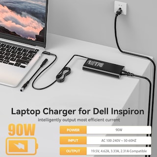 Foto 4 | Foto 4 | Cargador Rolada De 90 W Para Dell Inspiron 11-17 3000 5000 7000 Series - Venta Internacional.