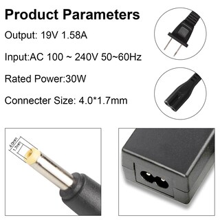 Foto 2 | Foto 2 | Adaptador De Cargador 19 V 1 58 A 30 W Para Hp Compaq Mini 110 110c 210 - Venta Internacional.