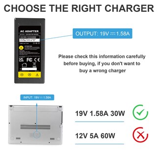 Foto 3 | Foto 3 | Adaptador De Cargador 19 V 1 58 A 30 W Para Hp Compaq Mini 110 110c 210 - Venta Internacional.