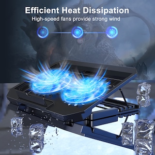 Foto 2 | Foto 2 | Almohadilla De Refrigeración Para Portátiles Liens Con 2 Ventiladores Para Portátiles De 12 A 15,6 P - Venta Internacional.