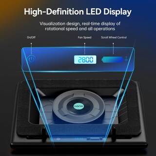 Foto 5 | Foto 5 | Enfriador Para Portátil Llano Gaming Con Ventilador Externo De 14 Cm 15.6 A 21 Pulgadas - Venta Internacional