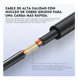 Foto 5 | Foto 5 | Cargador Usb Tipo C Hp Dell huawei 20v 3.25a 65w Negro