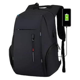 Foto 1 | Foto 1 | Mochila para Laptop Genérica color Negro con Cargador USB