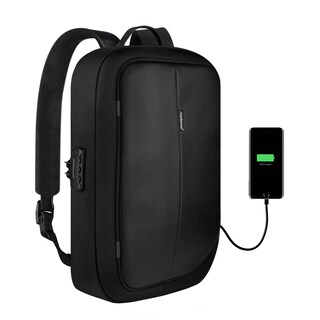 Foto 1 | Foto 1 | Mochila para Laptop Antirrobo Resistente al Agua Redlemon 79093 color Negro