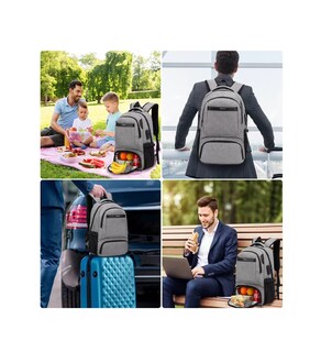 Foto 4 | Foto 4 | Mochila Belug Gris compatible con Portátil de 15,6''