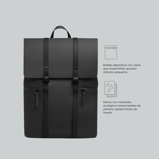 Foto 3 | Foto 3 | Mochila Gaston Luga Spläsh 2.0 14.2l para Laptop De 13'' Negro