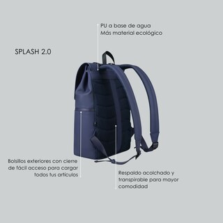 Foto 4 | Foto 4 | Mochila Gaston Luga Spläsh 2.0 14.2l para Laptop De 13'' Azul