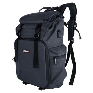 Foto 1 | Foto 1 | Mochila Techzone Glory para Laptop 15.6 con Puerto Usb Gris